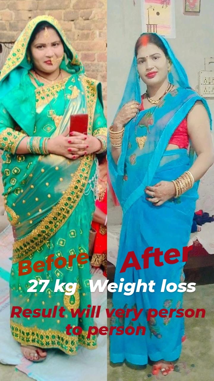 27 kg Weight Loss Transformation